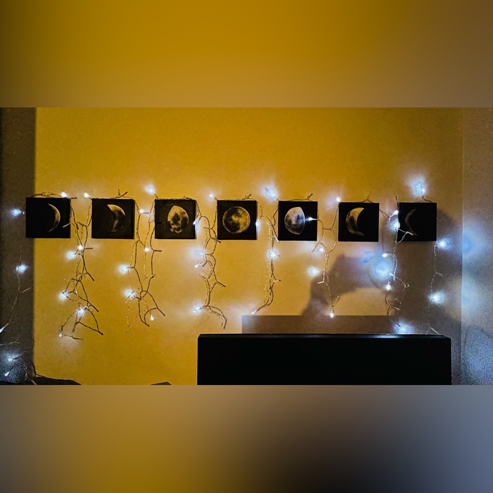 Moon Phases Painting